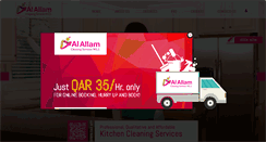 Desktop Screenshot of alallamcleaning.com